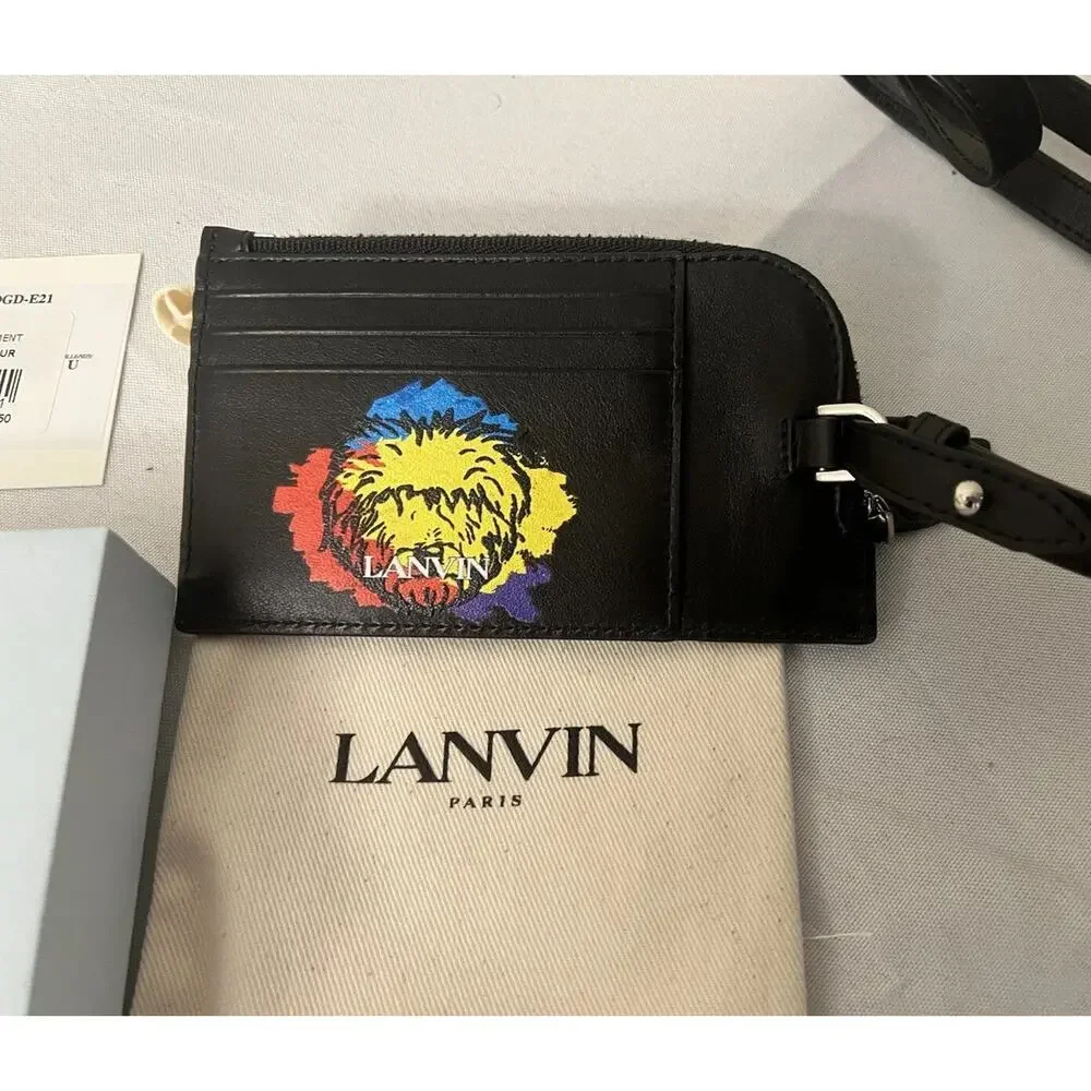 NIB Lanvin x Gallery Dept. Card Holder Lanyard Mother & Daughter Wallet $550.00